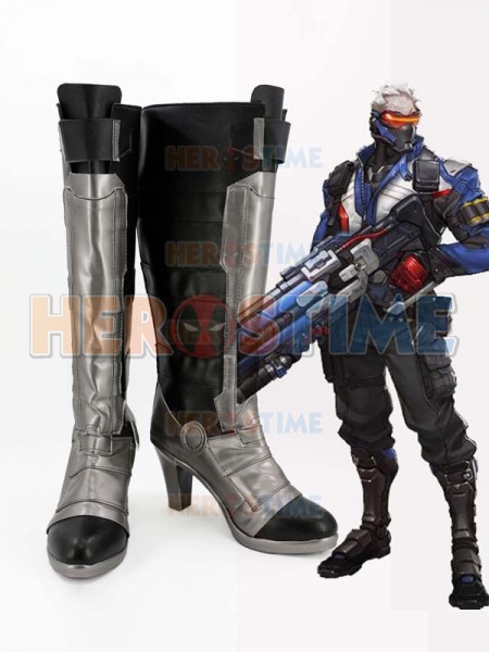 Overwatch Costume Soldier: 76 Female Player Cosplay Boots