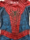 El increíble disfraz de Spider-Man 2 con tela de hojaldre y araña
