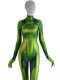 Samus Zero Costume Green Color 3D Printed Girl Cosplay Suit