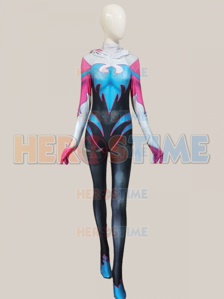Phoenix Spider-Gwen Birght disfraz de cosplay femenino rosa