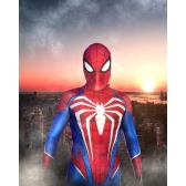 Spider-Man Costume  Spandex Spider-man Suit Kids Adults Spidey Suit  Halloween Cosplay Costumes