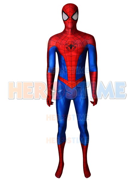 Spiderman Costume PS4 Classic Spider-Man Cosplay Suit