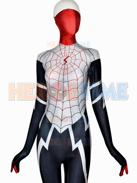 Silk Spider morph suit Silk Cindy Moon Spider Costume