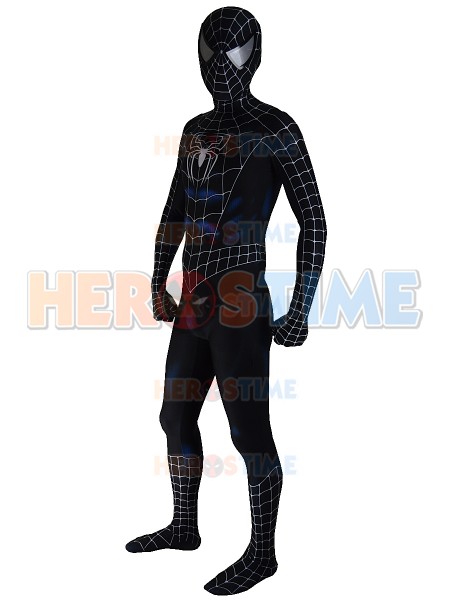 Black Raimi Spiderman Costume 3D Designed Cosplay Suit