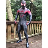 AHSLIZI Costume de super-héros Spiderman pour adulte Miles Morales