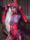 Carnage Gwen Spider Female Dye-sub Printing Cosplay Costume