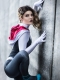 Gwen Stacy Spider-Man: Into the Spider-Verse Disfraz de superhéroe con patrón de zapatos