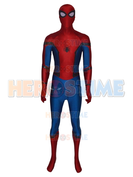 Homecoming Spider Costume On Colored Fabric Leather Spider