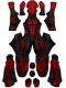2021 Newest Custom Spider-man Costume Red and Black Spiderman Suit