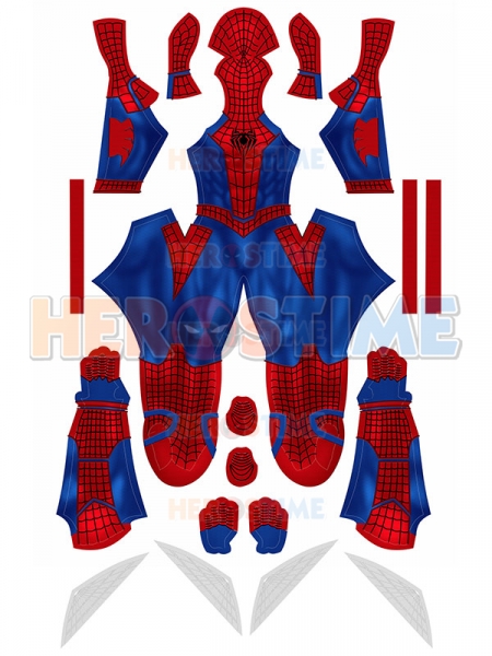 2022 nuevo disfraz de Cosplay personalizado con estampado de concepto de Spider-man