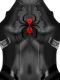 Disfraz de cosplay de araña black viuda sin máscara
