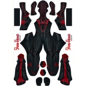 2021 Spider-Man Miles Morales combinaison Spiderman costume cosplay adulte  Hallo