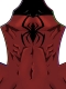 Traje de araña Kaine con sombra muscular cómica