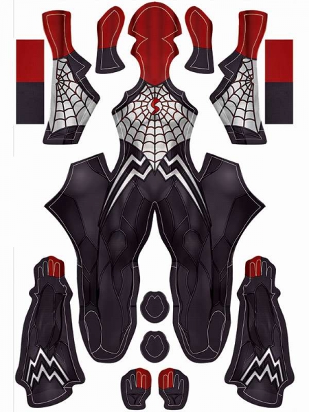 Disfraz de Spider 2 de Silk con sombra femenina