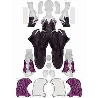 Spider 2 Gwen Stacy Costume with Female Musle 