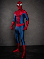 The Amazing Spider 2 Costume On Color Fabric Puff Paint Spider