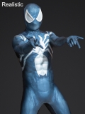 Disfraz de cosplay con estampado de Venom de Marvel Rivals