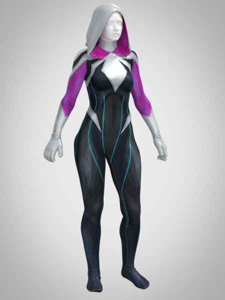 Spider-Gwen Rivals Concept Cosplay Costume