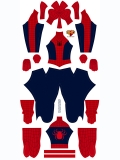Spider Alex Ross 7 Pieces Man Cosplay Costume