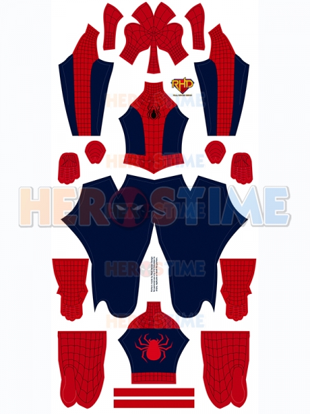 Disfraz de Spider Alex Ross para hombre, 7 piezas