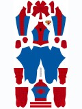 Disfraz de Spider-Man Clásico Romita Sr. para Cosplay (7 Piezas)