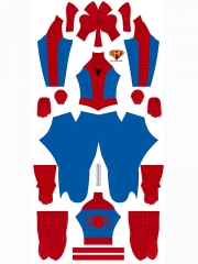 Disfraz de Spider-Man Clásico Romita Sr. para Cosplay (7 Piezas)