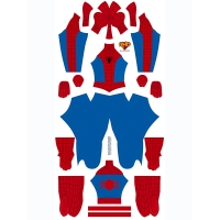 Disfraz de Spider-Man Clásico Romita Sr. para Cosplay (7 Piezas)