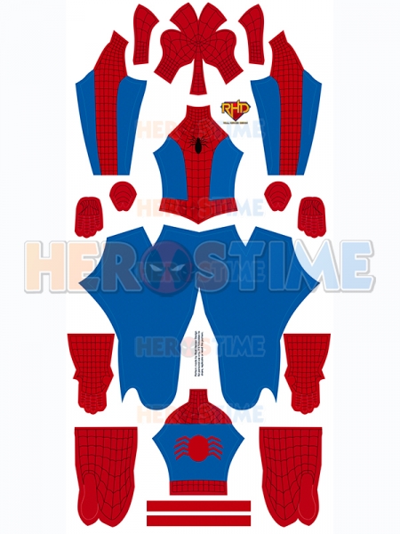 Classic Spider Romita Sr 7 Pieces Cosplay Costume