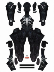 Traje de simbionte Spider Rivals de color negro