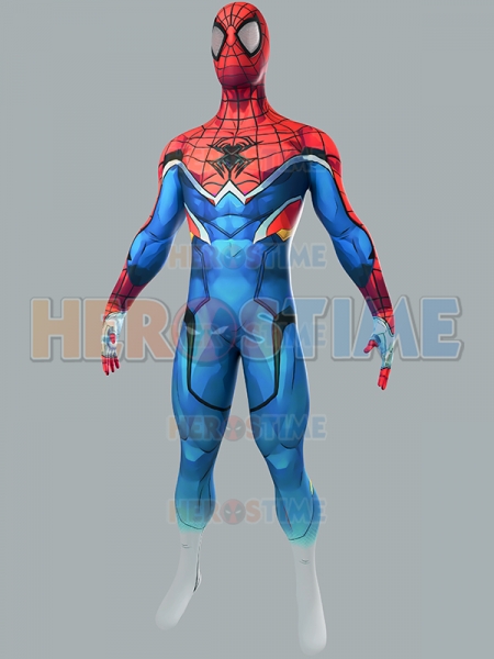 Spider Rivals Punk 2099 3D Printing Spandex Suit