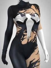 Symbiote Takeover Spider Female Cosplay Costume