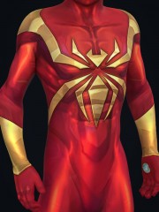 Rivals Iron Spider Superhero Cosplay Costume