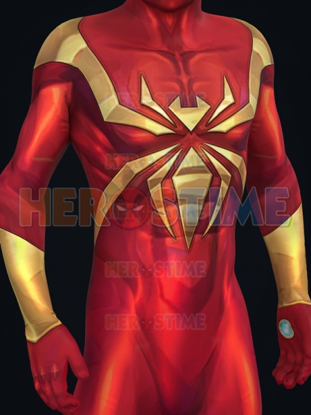Disfraz de superhéroe de Iron Spider de Rivals para cosplay