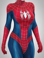Disfraz de cosplay de Spinneret Blue Spider Girl