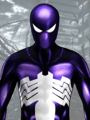 Traje negro de Spider Web of Shadows