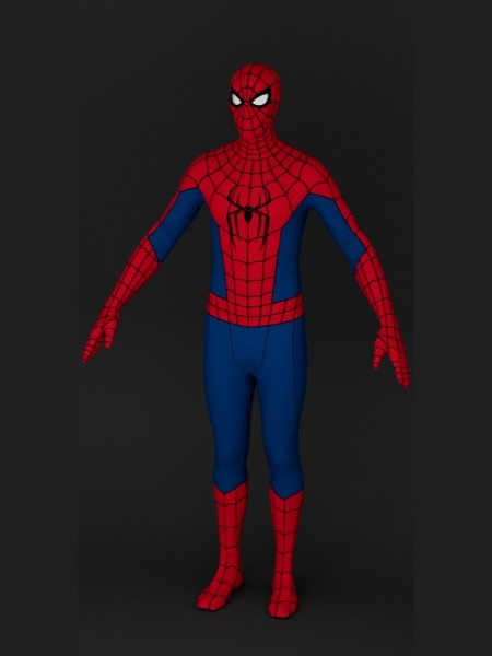 Spider Brand New Day NO Shading Cosplay Costume