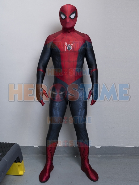Spider-Man: No Way Home Disfraz con músculo masculino El traje más nuevo de Spider-Man 