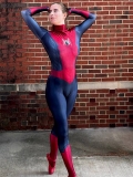 Tom Holland Spider-Man No Way Home Costume with Female Muscle