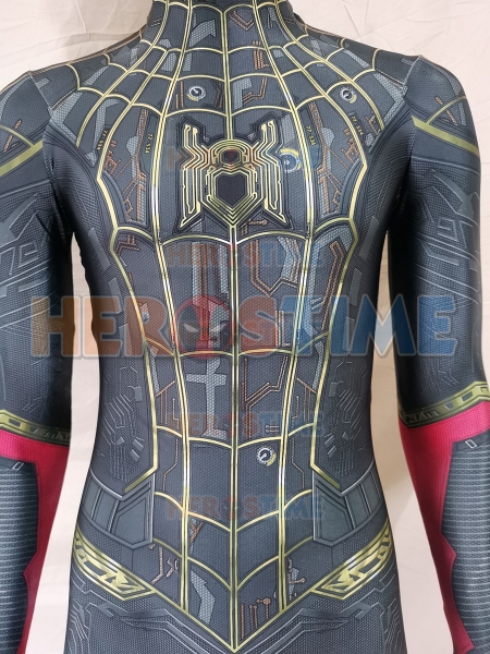 Spider-Man No Way Home Black Suit Versión actualizada con precisión de película 