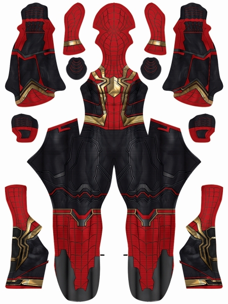 Disfraz integrado de Spider-Man No Way Home Versión actualizada 