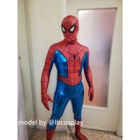 Traje clásico de Spider-Man No Way Home con azul metalizado 