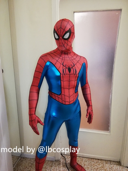 Spider No Way Home Classic Suit with Blue Metallic