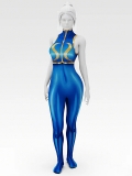 ChunLi Costume Street Fighter ChunLi Cosplay Printing Costume Two Versions ChunLi Costume Street Fighter ChunLi Cosplay Printing Costume Two Versions