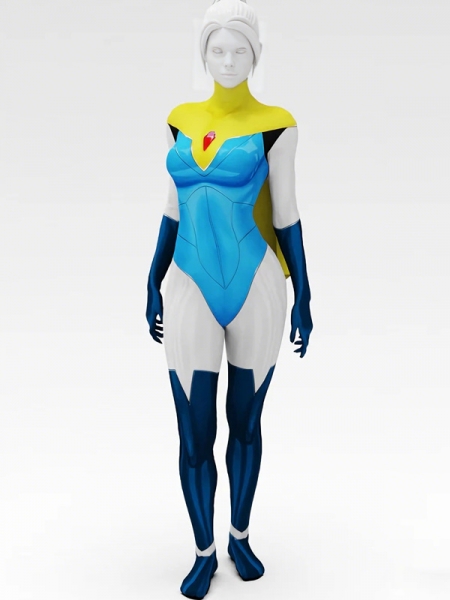 Blonde Blazer Dispatch Printing Cosplay Costume