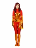 Red X-men Dark Phoenix Spandex Superhero Costume 