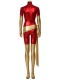 Dark Phoenix Suit Red X-Men Shiny Metallic Cosplay Costume