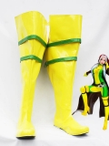 Botas de Rogue de X-men de color Amarillo Verde 