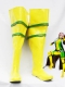 Botas de Rogue de X-men de color Amarillo Verde 