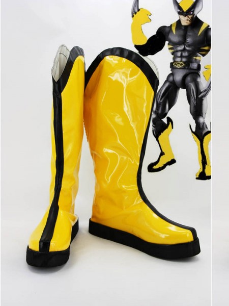 X-men Wolverine Yellow Version Superhero Cosplay Boots