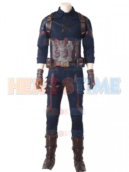 Traje de Capitán América de Avengers Infinity War Cosplay